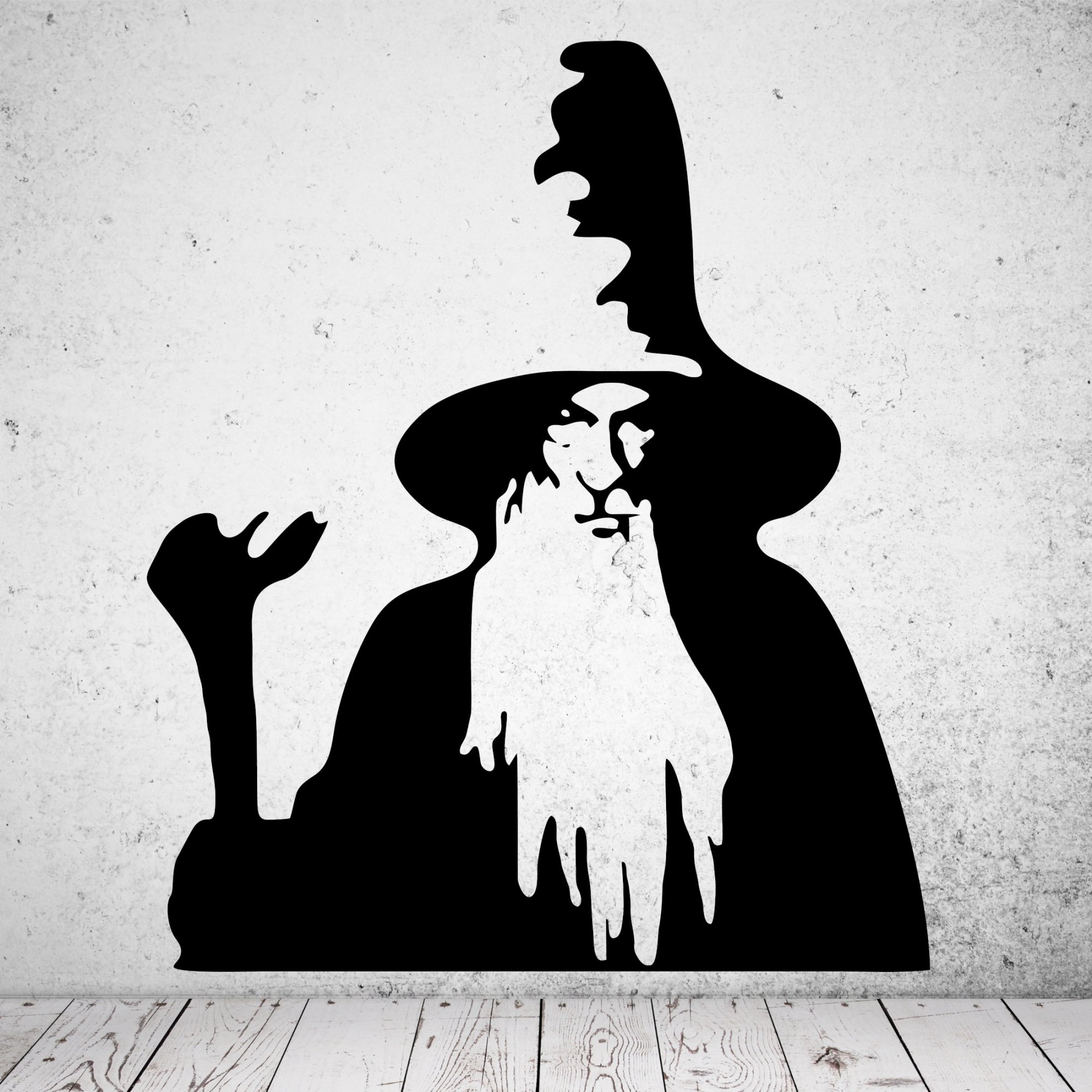 46230 Herr der Ringe Gandalf Silhouette Wandsticker